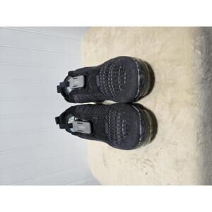 Nike Air VaporMax Flyknit 3 Black Running Shoes size 6.5